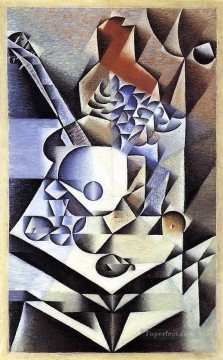 1912 Oil Painting - still life with flowers 1912 Juan Gris